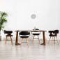 vidaXL Sillas de comedor 4 uds cuero sintético y madera curvada negro vidaXL Sillas de comedor 4 uds cuero sintético y madera curvada negro