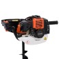vidaXL Set de ahoyadora con barrena perforadora de suelo de acero vidaXL Set de ahoyadora con barrena perforadora de suelo de acero