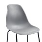 vidaXL Juego de mesa alta y taburetes 5 piezas plástico gris vidaXL Juego de mesa alta y taburetes 5 piezas plástico gris