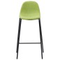 vidaXL Taburetes de cocina 4 unidades tela verde vidaXL Taburetes de cocina 4 unidades tela verde