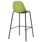 vidaXL Taburetes de cocina 4 unidades tela verde vidaXL Taburetes de cocina 4 unidades tela verde