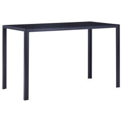 vidaXL Conjunto de mesa y sillas de comedor 7 piezas color vino tinto