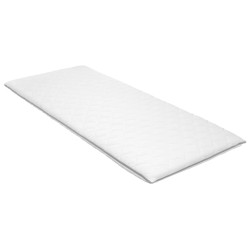 vidaXL Sobrecolchón 90x200 cm espuma viscoelástica 6 cm
