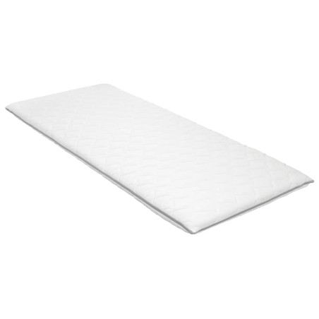 vidaXL Sobrecolchón 90x200 cm espuma viscoelástica 6 cm