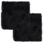 vidaXL Cojines de sillas 2 uds piel de oveja real gris oscuro 40x40 cm vidaXL Cojines de sillas 2 uds piel de oveja real gris oscuro 40x40 cm