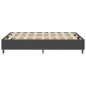 vidaXL Estructura de cama Box Spring tela gris 160x200 cm