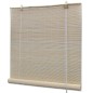 vidaXL Estor enrollable de bambú natural 4 unidades 120x160 cm vidaXL Estor enrollable de bambú natural 4 unidades 120x160 cm