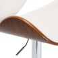 vidaXL Taburete de cocina cuero sintético blanco vidaXL Taburete de cocina cuero sintético blanco