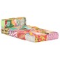 vidaXL Puf modular de tela patchwork vidaXL Puf modular de tela patchwork