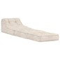 vidaXL Puf modular de tela beige vidaXL Puf modular de tela beige