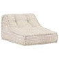 vidaXL Puf modular de tela beige vidaXL Puf modular de tela beige