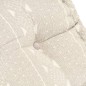 vidaXL Puf modular de tela beige vidaXL Puf modular de tela beige