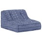 vidaXL Puf modular de tela Indigo vidaXL Puf modular de tela Indigo
