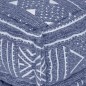 vidaXL Puf modular de tela Indigo vidaXL Puf modular de tela Indigo