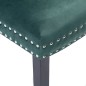 vidaXL Sillas de comedor 2 unidades terciopelo verde oscuro vidaXL Sillas de comedor 2 unidades terciopelo verde oscuro