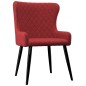 vidaXL Sillas de comedor 4 unidades tela burdeos vidaXL Sillas de comedor 4 unidades tela burdeos