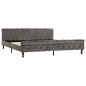 vidaXL Estructura de cama terciopelo gris 200x200 cm vidaXL Estructura de cama terciopelo gris 200x200 cm