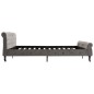 vidaXL Estructura de cama terciopelo gris 200x200 cm vidaXL Estructura de cama terciopelo gris 200x200 cm