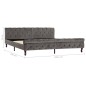 vidaXL Estructura de cama terciopelo gris 200x200 cm vidaXL Estructura de cama terciopelo gris 200x200 cm