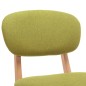 vidaXL Taburetes de cocina 2 unidades tela verde vidaXL Taburetes de cocina 2 unidades tela verde