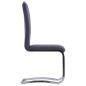 vidaXL Sillas voladizas de comedor 6 uds piel de ante artificial gris vidaXL Sillas voladizas de comedor 6 uds piel de ante artificial gris