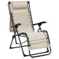 vidaXL Sillas plegables 2 unidades textilene crema vidaXL Sillas plegables 2 unidades textilene crema