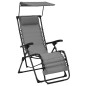 vidaXL Sillas plegables 2 unidades textilene gris vidaXL Sillas plegables 2 unidades textilene gris