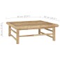 vidaXL Set de muebles de jardín 2 piezas bambú y cojines gris oscuro vidaXL Set de muebles de jardín 2 piezas bambú y cojines gris oscuro