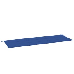 vidaXL Cojín de banco de jardín tela Oxford azul 150x50x3 cm