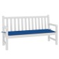 vidaXL Cojín de banco de jardín tela Oxford azul 150x50x3 cm vidaXL Cojín de banco de jardín tela Oxford azul 150x50x3 cm