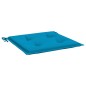 vidaXL Cojines de silla de jardín 6 uds tela Oxford azul 40x40x3 cm