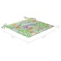 vidaXL Cojines de silla de jardín 4 uds tela Oxford hojas 50x50x3 cm vidaXL Cojines de silla de jardín 4 uds tela Oxford hojas 50x50x3 cm