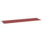 vidaXL Cojín de banco de jardín tela Oxford rojo tinto 200x50x3 cm vidaXL Cojín de banco de jardín tela Oxford rojo tinto 200x50x3 cm