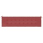 vidaXL Cojín de banco de jardín tela Oxford rojo tinto 200x50x3 cm vidaXL Cojín de banco de jardín tela Oxford rojo tinto 200x50x3 cm