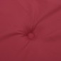 vidaXL Cojín de banco de jardín tela Oxford rojo tinto 200x50x3 cm vidaXL Cojín de banco de jardín tela Oxford rojo tinto 200x50x3 cm