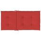 vidaXL Cojín silla jardín respaldo bajo 6 uds tela Oxford rojo vidaXL Cojín silla jardín respaldo bajo 6 uds tela Oxford rojo