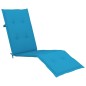 vidaXL Cojín para tumbona azul (75+105)x50x3 cm vidaXL Cojín para tumbona azul (75+105)x50x3 cm