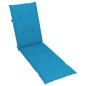 vidaXL Cojín para tumbona azul (75+105)x50x3 cm vidaXL Cojín para tumbona azul (75+105)x50x3 cm