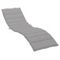 vidaXL Cojín de tumbona de tela Oxford gris 200x70x3 cm vidaXL Cojín de tumbona de tela Oxford gris 200x70x3 cm