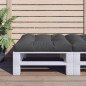 vidaXL Cojín para sofá de palets de tela negro 70x70x12 cm vidaXL Cojín para sofá de palets de tela negro 70x70x12 cm