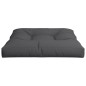 vidaXL Cojín para sofá de palets de tela negro 70x70x12 cm vidaXL Cojín para sofá de palets de tela negro 70x70x12 cm