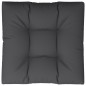 vidaXL Cojín para sofá de palets de tela negro 70x70x12 cm vidaXL Cojín para sofá de palets de tela negro 70x70x12 cm