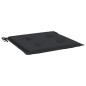vidaXL Cojines de silla de jardín 6 uds tela Oxford negro 50x50x3 cm vidaXL Cojines de silla de jardín 6 uds tela Oxford negro 50x50x3 cm