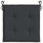 vidaXL Cojines de silla de jardín 6 uds tela Oxford negro 50x50x3 cm vidaXL Cojines de silla de jardín 6 uds tela Oxford negro 50x50x3 cm