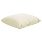 vidaXL Cojines decorativos 4 uds tela crema 60x60 cm