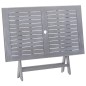 vidaXL Juego de comedor de jardín 5 pzas madera maciza de acacia gris vidaXL Juego de comedor de jardín 5 pzas madera maciza de acacia gris
