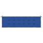 vidaXL Cojín de banco de jardín tela Oxford azul 180x50x3 cm
