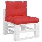 vidaXL Cojines para palets 2 unidades tela rojo vidaXL Cojines para palets 2 unidades tela rojo