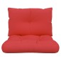 vidaXL Cojines para palets 2 unidades tela rojo vidaXL Cojines para palets 2 unidades tela rojo
