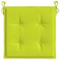 vidaXL Cojines de silla de jardín 6 uds tela Oxford verde 50x50x3 cm